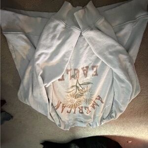 American Eagle Outfitters Light Gray Sweatshirt